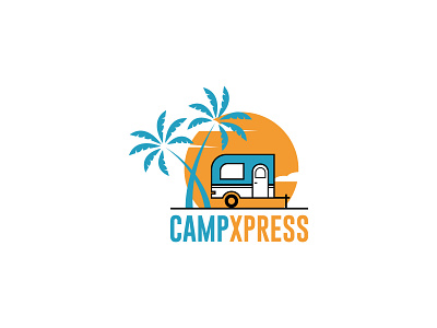 caravan logo design