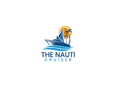 boat logo, cruise, logodesign