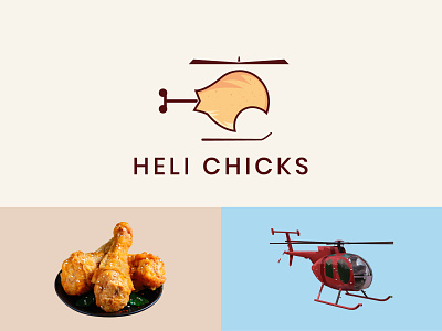 helichicks logodesign, chicken logo