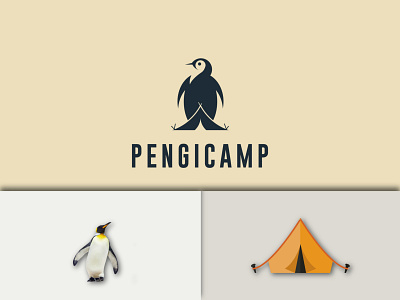 pengicamp-logodesign- penguin logo-modernlogo