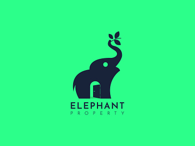 Elephant Property logo by pujan brand logo branding building logo business logo company logo construction logo creative design creative logo custom logo elephant elephant logo elephant property graphic design logo makers minimalist logo modern logo professional logo realestate logo