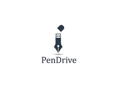 Pen Drive logo design. best logo design branding business logo company logo design creative design custom logo design graphic design illustration logo concepts logo folio minimalist logo modern logo pendrive logo design professional logo simple logo design techlogo technology