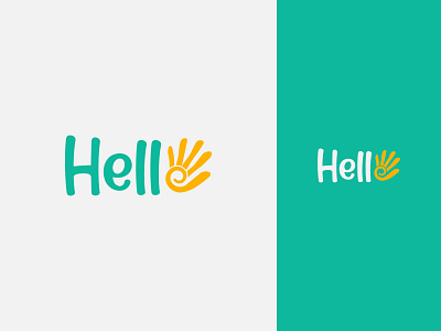 Hello logo design