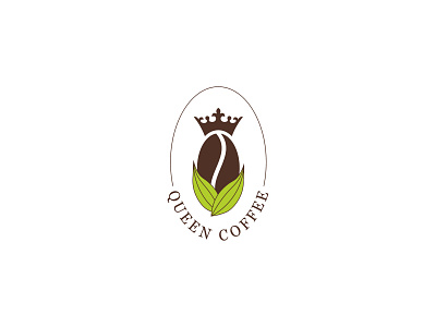 Queen coffee logo design branding coffee logo design creative design custom logo design graphic design king logo minimalist logo premium coffee professional logo queen logo design queencoffee logo sketch