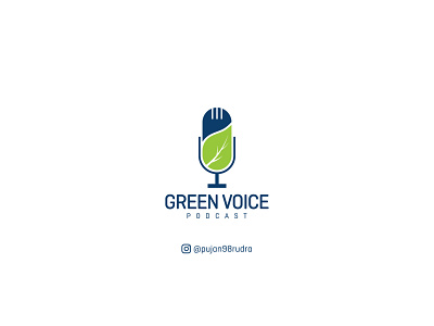 GREEN-VOICE logo design