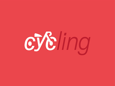 Cycling Logo branding design flat graphic design illustration illustrator logo minimal typography vector