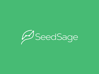 seedsage logo branding design flat graphic design illustration illustrator logo minimal typography vector