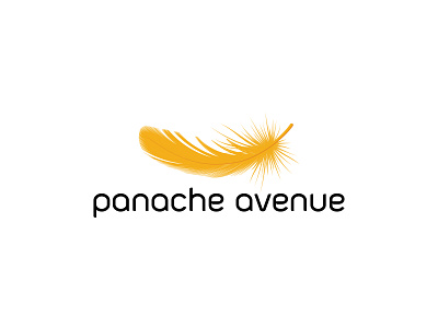 panache avenue logo branding design flat graphic design illustration illustrator logo minimal typography vector