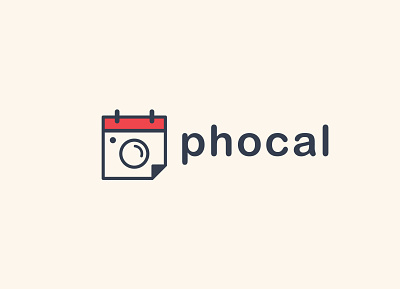 Phocal branding design flat graphic design icon illustration illustrator logo minimal typography vector