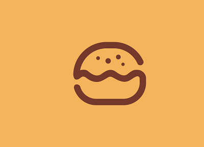 Burger branding design flat graphic design icon illustration illustrator logo minimal typography vector