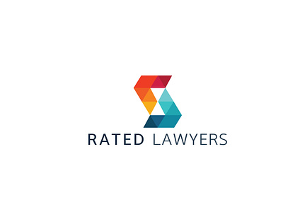 RATED LAWYERS branding design flat graphic design icon illustration illustrator logo minimal typography vector