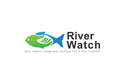 RIVER WATCH business logo design flat graphic design illustrator logo minimal minimalist logo minimalist logo design vector