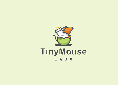 Tiny Mouse logo Design branding business logo flat graphic design illustration illustrator logo minimalist logo minimalist logo design modern logo modern logo design vector