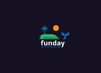 Funday Studios Logo Design branding business logo flat graphic design illustration illustrator minimalist logo minimalist logo design typography vector