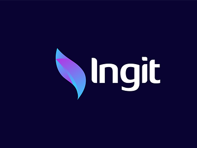 Ingit modern logo design