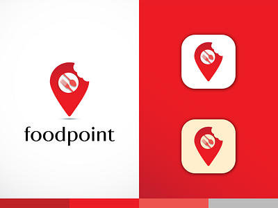 foodpoint logo design