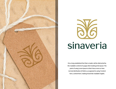 Sinaveria minimal logo design branding design graphic design illustration illustrator logo minimal vector