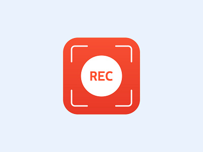 Screen Recorder App Pro Icon Design app icon app icons app logo app logos logo logo design logos design