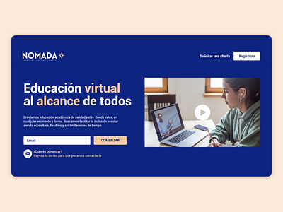 Online school education landing landingpage learn online website