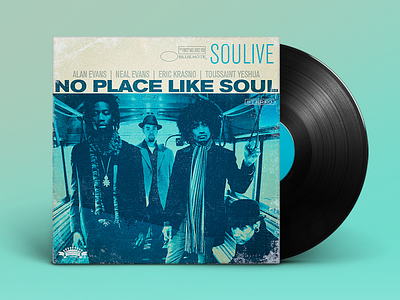 Soulive – No Place Like Soul album cover bluenote funk jazz music record retro soul soulive vintage vinyl