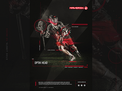 Maverik Lacrosse – Power adidas dark design illustration lacrosse lightning bolt nike power red sports