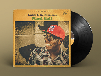 Nigel Hall – Ladies & Gentlemen (Final) album cover design funk jazz layout music retro soul texture typography vintage vinyl