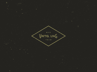 Vintage Language Trio branding color identity lettering logo logotype mark music retro shape texture type