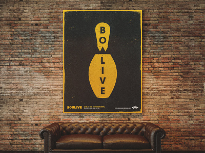 Bowlive II 2011 art branding color design gig graphic design identity illustration logo poster texture tour