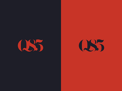 Quest85 Logo 2016 abstract badge branding crest design emblem geometric identity logo mark stamp typography