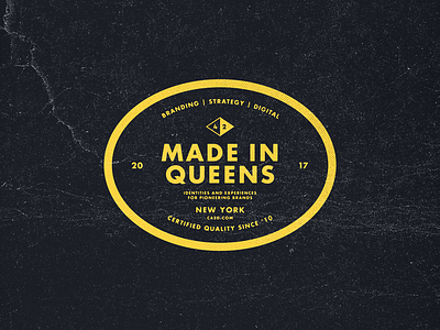 Made In Queens Badge 2017