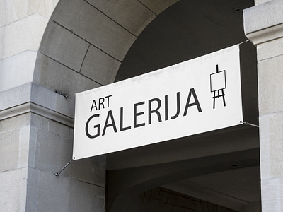 Art gallery banner