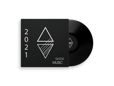 Vinyl Album design brand branding design icon logo minimal vinyl cover vinyl design
