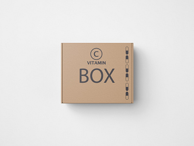 Vitamin c box design brand design branding design logo minimal packaging packaging design typography