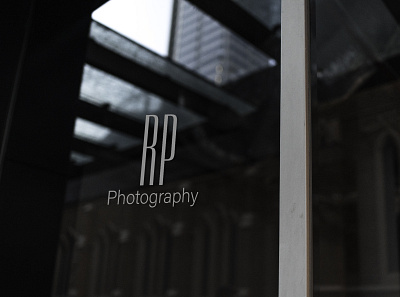 Glass RP Photography logo design brand brand design branding design logo logo design minimal typography