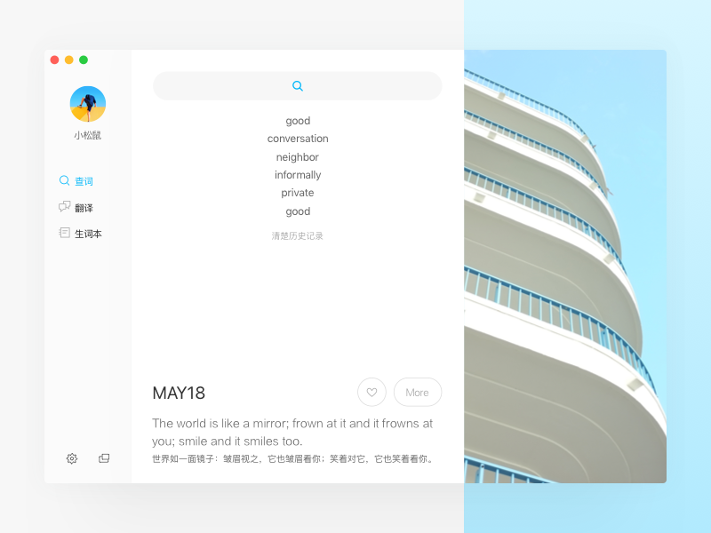 Kingsoft PowerWord For mac by Sue_ on Dribbble