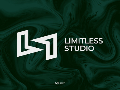 Limitless Studio adobe branding design graphicdesign illustrator lettermark lettermarklogo limitless line logo logodesigner minimalism monoline studio typography