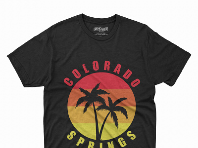 Colorado Springs branding design graphic design illustration t shirt design typography vector