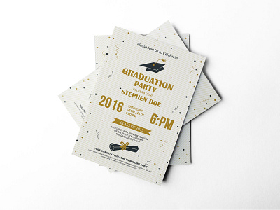 Graduation Party Invitation Design Template design free free mockup new premium psd psd mockup