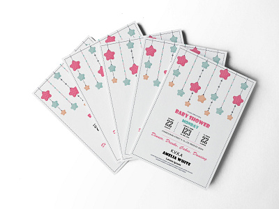 Pink Baby Shower Invitation Design Template design free free mockup new premium psd psd mockup