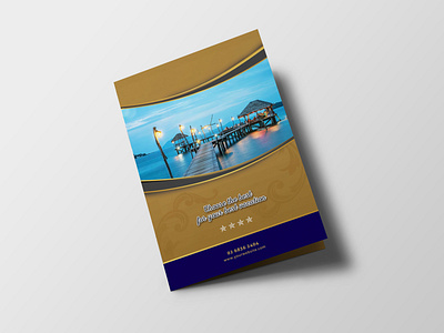 Hotel Resort Bi Fold Brochure Design Template