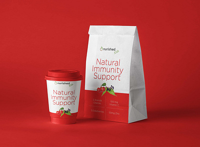 Immunity Drink Pouch Mockup 2021 branding drink free mockup immunity mockup paper pouch psd