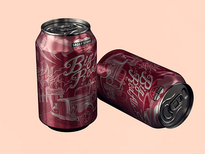 Soda Can Mockup