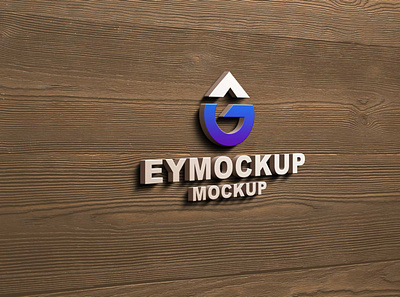 3D Wooden Wall Logo Mockup free mockup logo logo design mockup wall wooden wall