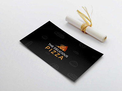 Free Pizza Business Card Mockup 3d branding business card free free mockup illustration logo mockup new pizza psd mockup ui