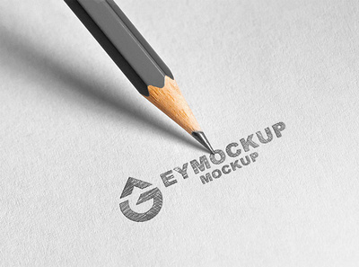 Pencil Sketch Freebies Logo Mockup free free mockup illustration logo mockup logodesign mockup new psd sketch ui