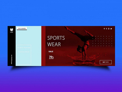 Sports Fashion Wear Fb Cover Template