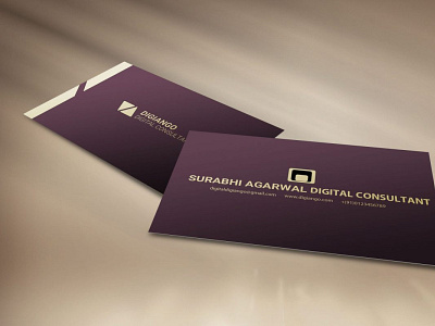 Free Gold Premium Business Card Design Mockup