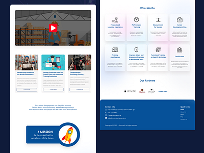 Middle and Bottom Section of Ohanna AI Landing page artificial intelligence branding cannada company design hero section homepage product design ui ux we website
