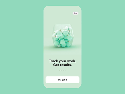 Onboarding Animation 3d animation app clean cuberto gif graphic design illustration interaction interface ios minimal mobile motion graphics onboarding team management ui ux walkthrough
