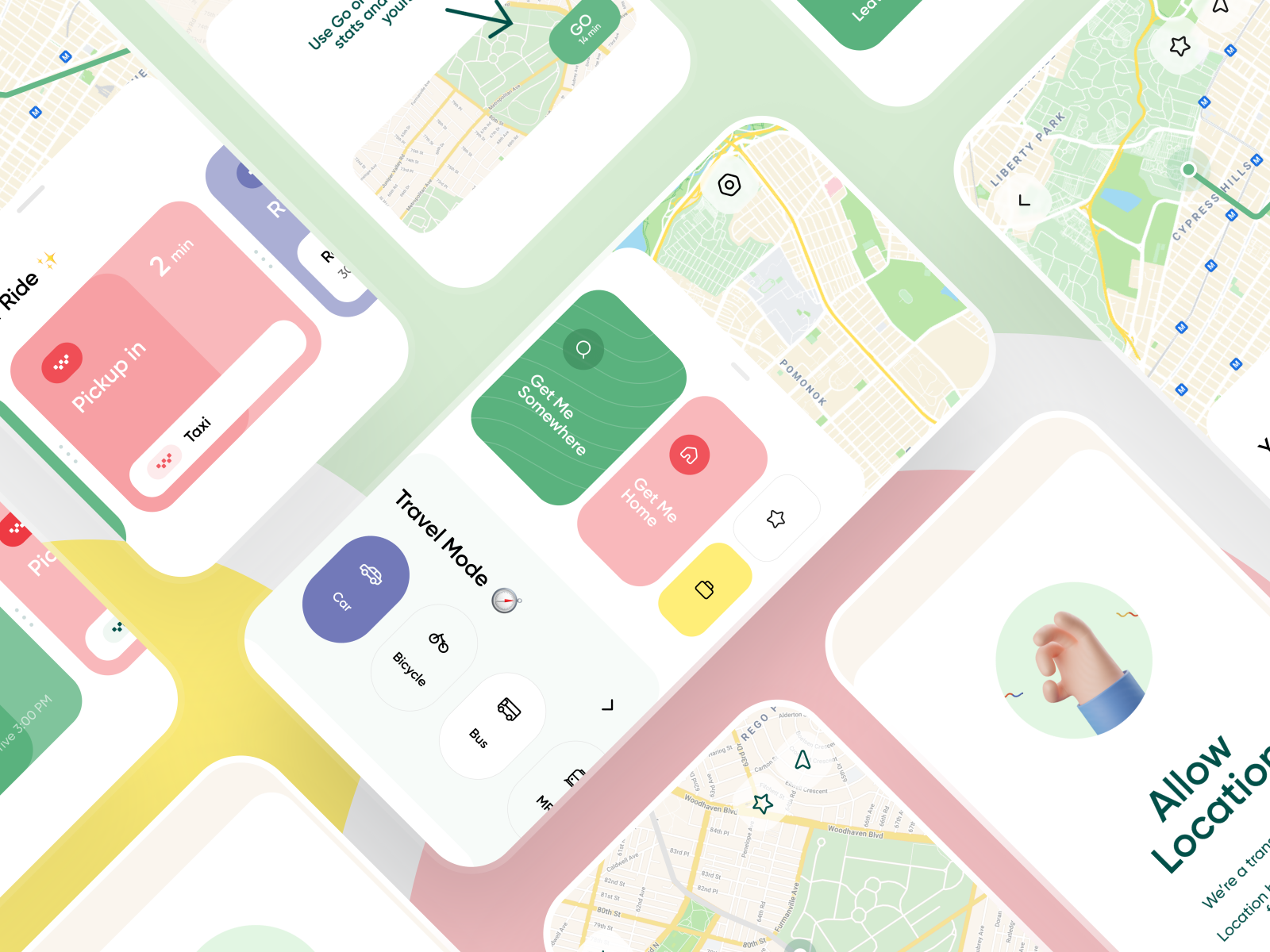 Navigate App By Gregory Riaguzov For Cuberto On Dribbble   Travel App2 Dr 4x 